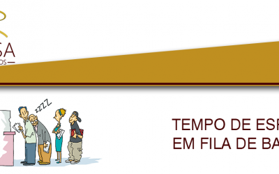 TEMPO DE ESPERA EM FILA DE BANCO